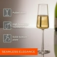 thumbnail image 3 of Stölzle Lausitz Power Champagne Flutes (Set of 4) - 8 oz Lead-Free Crystal Glasses, Brilliant Clarity - Wide Bowl for Enhanced Aroma, Elegant Pulled Stem Design, Dishwasher Safe - Made in Germany, 3 of 6