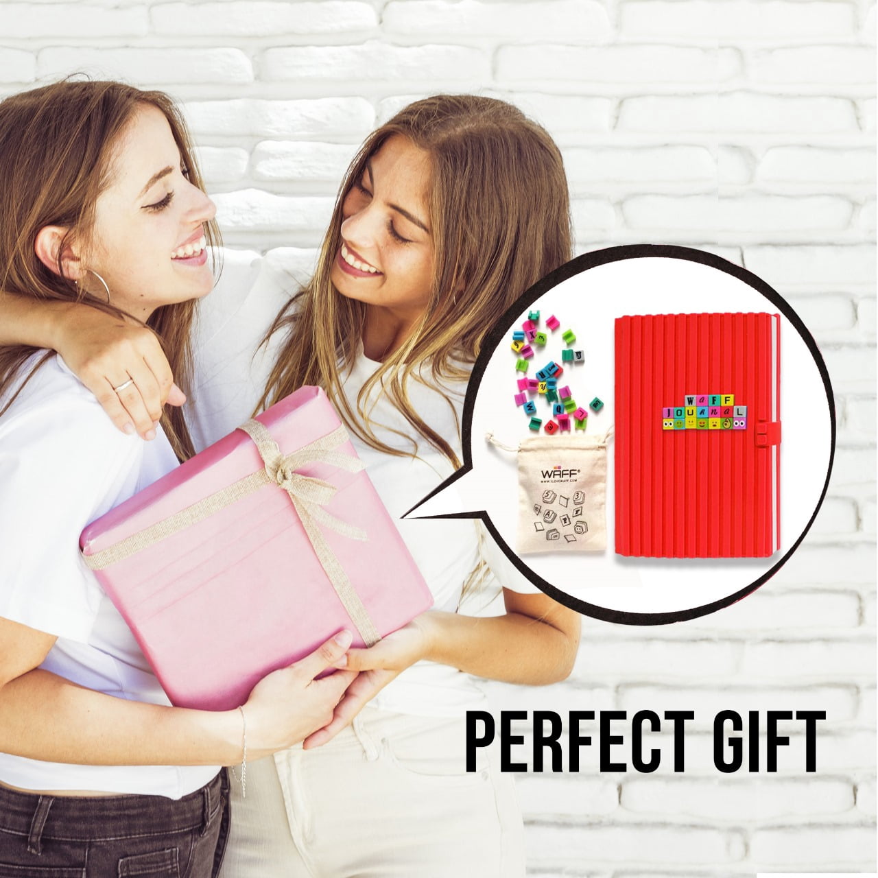 WAFF Red Writing Notebooks for Work Journal for Women 200 Paper Pages 5.75 x4 inch Cute Notebook