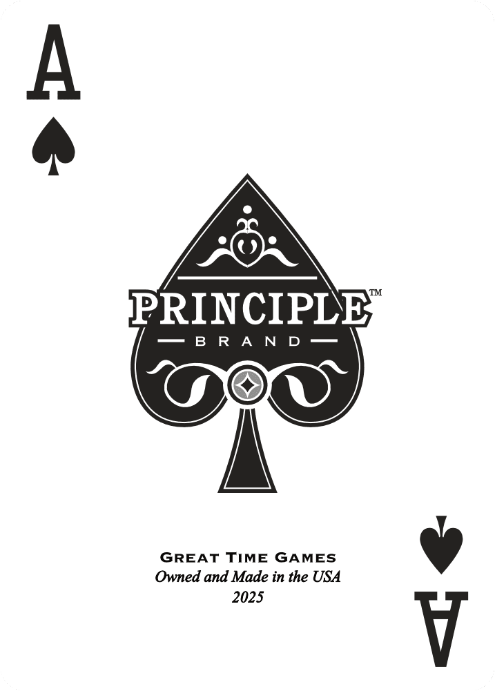 Principle Premium Jumbo Size Poker Playing Cards by Great Time Games (Walmart Exclusive)