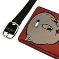 thumbnail image 2 of Looney Tunes Porky Pig Rectangle Leather Luggage Card Suitcase Carry-On ID Tag, 2 of 8