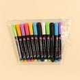 thumbnail image 1 of Colorful Liquid Chalk Erasable Pen for Light Boards Water Soluble Highlighter for LED Blackboard 50ml Writing Tool for Displays, 1 of 6