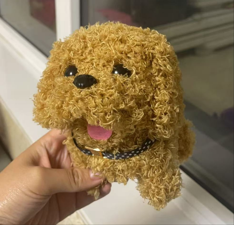 Interactive Plush Puppy - Walking, Barking & Wagging Robotic Pet Toy for Kids, Comforting Companion with Soft Fur