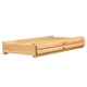 thumbnail image 3 of Caja de almacenamiento de suministros de arte con divisor extraíble, multifuncional, portátil, de madera 2 cajones, 3 of 9