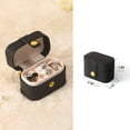 thumbnail image 7 of Casegrace Mini Travel Jewelry Box Proposal Ring Case Women Girls Earrings Holder Organizer PU Leather Portable Ring Box Jewelry Storage Boxes, 7 of 7