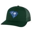 thumbnail image 6 of South Carolina Trucker Hat - Embroidered State Flag Design - Palmetto State Cap Snapback (CoyoteBrown), 6 of 9
