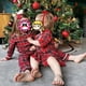 thumbnail image 4 of Pijamas de franela a juego para niños y niñas, pijamas de Navidad para niños, pijamas rojos para niños pequeños, pijamas de manga larga, 4 of 4