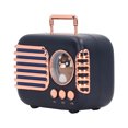 thumbnail image 3 of Estéreo azul, altavoz retro Bluetooth Lindo altavoz pequeño vintage Altavoz retro Bluetooth Lo mejor de la línea Jadeshay A, 3 of 8