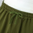 thumbnail image 7 of Hauaitttt Men's Casual Mid Waist Shorts Pant Solid Splice Pocket Knee Length Shorts Casual Loose Fashion Pant Short Pole Sweat Pants Casual Track Pants 42x29 Mens Pants Thrill Sweatpants Boy 9 10, 7 of 7