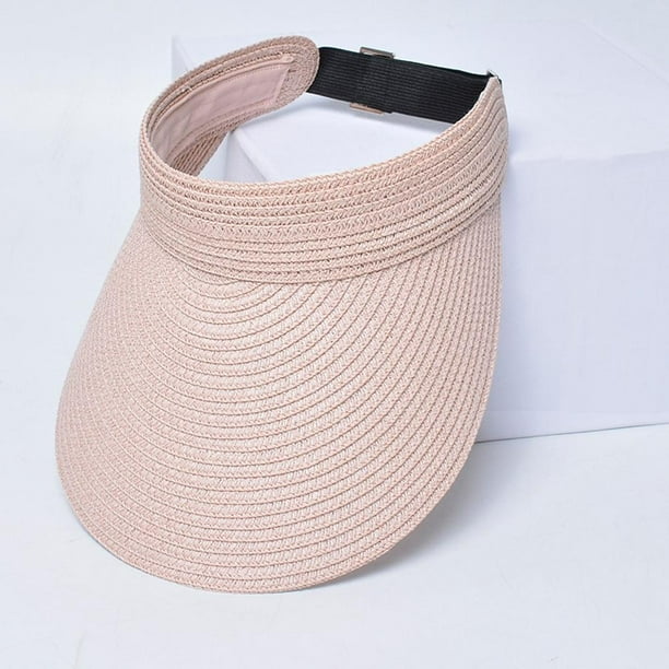 Viseras de paja para mujer, Viseras de sol para mujer Viseras para mujer, Sombreros de paja para mujer, Sombreros de playa hechos a mano para mujer