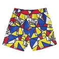 thumbnail image 7 of FORMRS Boys Swim Trunks Quick Dry Mesh Liner Boardshorts Sizes XS-XL, Art Triangles, 7 of 7