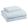 thumbnail image 6 of Better Homes & Gardens 300 Thread Count 100% Cotton Wrinkle Resistant Sheet Set, Full Blue Pinstripe, 6 of 9