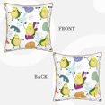 thumbnail image 3 of Kll Orange Green Avocado Decorative Throw Pillow Covers Velvet Soft For Couch Sofa Bedroom Living Room Outdoor -18"X18", 3 of 8