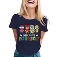 thumbnail image 2 of JAKANYQ T-Shirts pour Femmes Sensibilisation T-shirt Polyvalent pour Femmes, 2 of 6