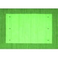 thumbnail image 1 of Ahgly Company Indoor Rectangle Solid Green Modern Area Rugs, 7' x 10', 1 of 1