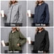 thumbnail image 3 of Chaqueta con capucha para mujer, impermeable, manga larga, dobladillo elástico, bolsillos con cremal Abanopi Gris/Medio, 3 of 7