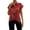 114Red303, variant on WERYOUNG Summer Satin Blouse For Women Short Sleeve Elegant Casual Shirts Flowy Dressy Tunic Blouses Stylish Tops S