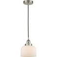 thumbnail image 1 of 616-1PH-SN-G71-LED-Innovations Lighting-Bell - 1 Light Mini Pendant In Industrial Style-10 Inches Tall and 8 Inches Wide, 1 of 1