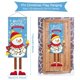 thumbnail image 3 of 2024 Christmas Hanging Flag Banner Christmas Decorations For Home Door Christmas Ornaments Xmas Navidad Noel Gifts New Year 2025, 3 of 5
