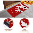 thumbnail image 4 of Peeking Reindeer Christmas Doormat Outdoor Entrance Red Christmas Rugs for Outdoor Welcome Mats for Front Door, Indoor Christmas Mat Non Slip Doormat Indoor or Outdoor for Home Decor, 30 X 17 Inch, 4 of 6