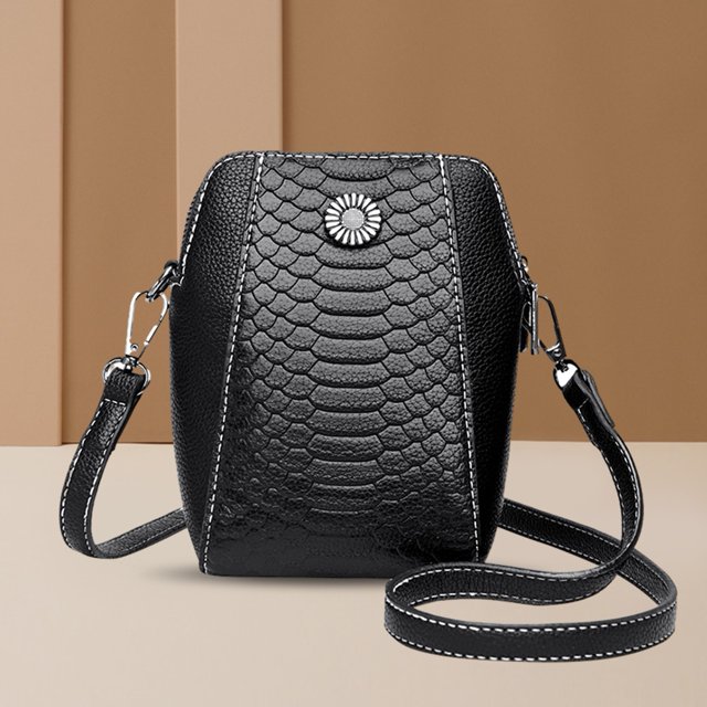 Petit Sac à Bandoulière pour Femmes, Sangle Réglable, Sac Messager Rétro, Sac Vintage à Main Vertical pour Téléphone Portable