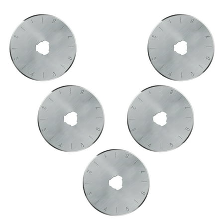IDEANATEGRATE Rotary Cutter Replacement Blades Steel Cutting 5Pcs