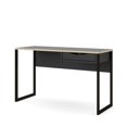 thumbnail image 1 of Tvilum Wells Plus One Drawer Desk in Black Matte & Oak Structure, 1 of 14