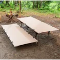 thumbnail image 4 of Cama plegable portátil para acampar y playa, cama individual de Metal para adultos, cama plegable de lujo para dormir al aire libre, 4 of 4