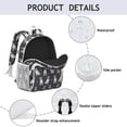 thumbnail image 4 of Jack Russell Terrier Backpack for School,Cute School Bag,Schoolbag with Adjustable Shoulder Straps & Padded Back,15"x11.42"x5.5", 4 of 6