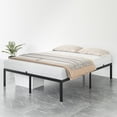 thumbnail image 1 of Ourlova 14 Inch Full Bed Frame Full Size Metal Platform Bed Frame with Storage Under Bed Sturdy Structure Easy Assembly No Box Spring Needed Noise Free Black, 1 of 8
