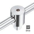 thumbnail image 3 of Unique Bargains 1/4-Inch Drive Drive Sliding T-Handle Socket Wrench Chrome Finish Cr-V Steel 2pcs, 3 of 5