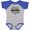 Baseball Heather and Royal, variant on Inktastic Im Down Right Awesome Down Syndrome Awareness with Arrow Boys or Girls Baby Bodysuit
