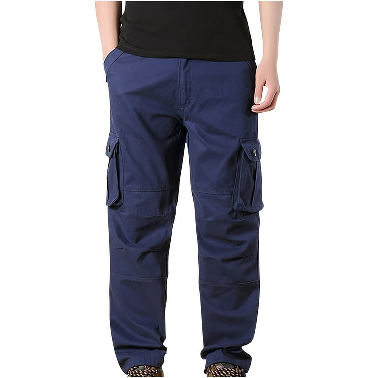 JNGSA Men's Assault Pants with Multi-Pocket Outdoor Sports Hiking