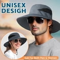 thumbnail image 2 of Sun Bucket Hats for Men Women 3” Wide Brim UPF 50+ Fishing & Beach Hat, 2 of 5
