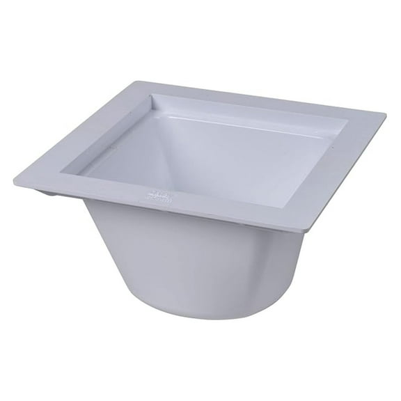 42720 Floor Mounted Utility Sink - 2 Inch Socket Drain - Durable Commercial Grade Floor Sink for Laundry, Garage, Basement, Workshop - Light Traffic Areas