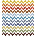 thumbnail image 3 of Chevron Duvet Cover Set, Chevron Pattern Easter Day Inspired Zigzag Colorful Design Retro Style Illustration, Decorative 2 Piece Bedding Set with 1 Pillow Shams, Twin Size, Multicolor, by Ambesonne, 3 of 3
