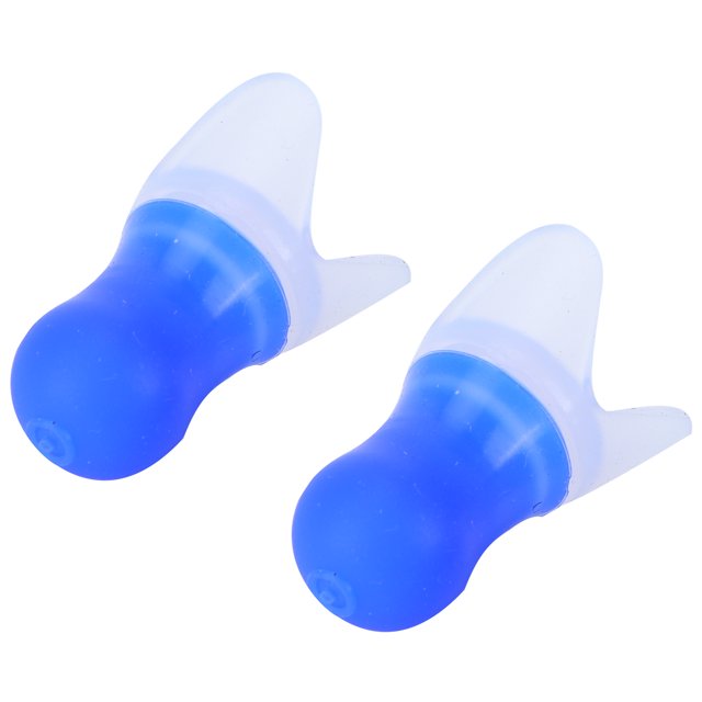 Bouchon d'Oreille Volant, Bouchon d'Oreille Réutilisable en Silicone Anti-Allergique pour la Natation, le Vol et le Sommeil, Bouchon d'Oreille Gris, Bouchon d'Oreille Bleu