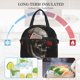 thumbnail image 4 of Fotbe Realistic Rose Skull Bolsa de Almuerzo con Estampado, Lonchera Aislada, Contenedores de Comida Reutilizables Tipo Cooler a Prueba de Fugas, 4 of 7