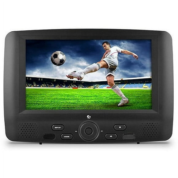 Restored Ematic ED929D 9" Dual Screen Portable DVD Player with Dual DVD Players (Black) - (Refurbished)