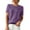 72#Purple, variant on Short Sleeve Sweater Tops for Women Cute Lightweight Crew Neck T Shirts Plain Relaxed Fit Business Casual Tops White XL