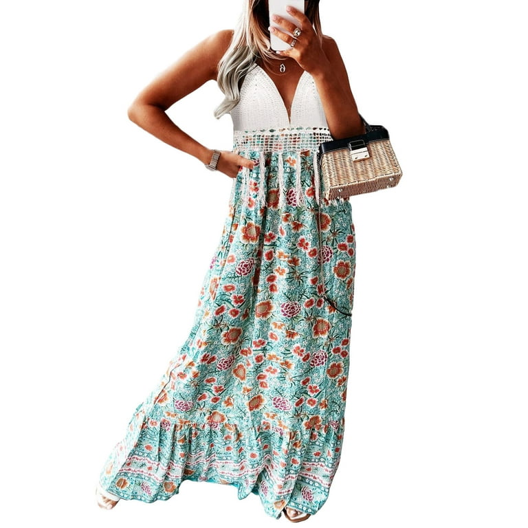 Sexy backless sleeveless deals tassel maxi dress