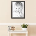 thumbnail image 3 of ArtToFrames 19x26 inch Black Velvet with Silver Wide Picture Frame, Black MDF Poster Frame (4693), 3 of 7