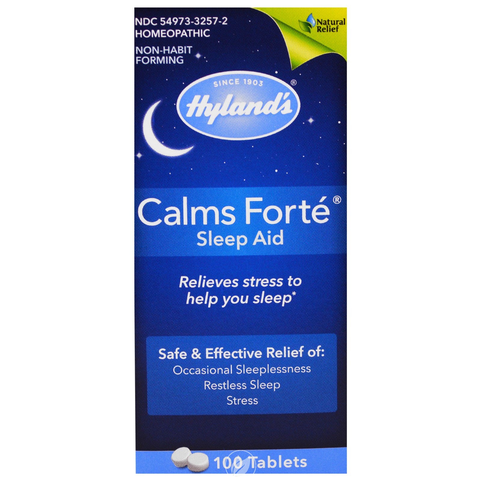 (2 Pack) Hylands Calms Forte 100 Tablet