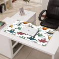 thumbnail image 3 of Long Mouse Pads for Desk,White Dinosaurs with Labels Playfully Desk Mats on Top Of Desks, Desk Mouse Pad Extra Large with 3mm Non-Slip Base and Stitched Edge for Gaming,Office,Work,Home 31.5"x15.7", 3 of 6