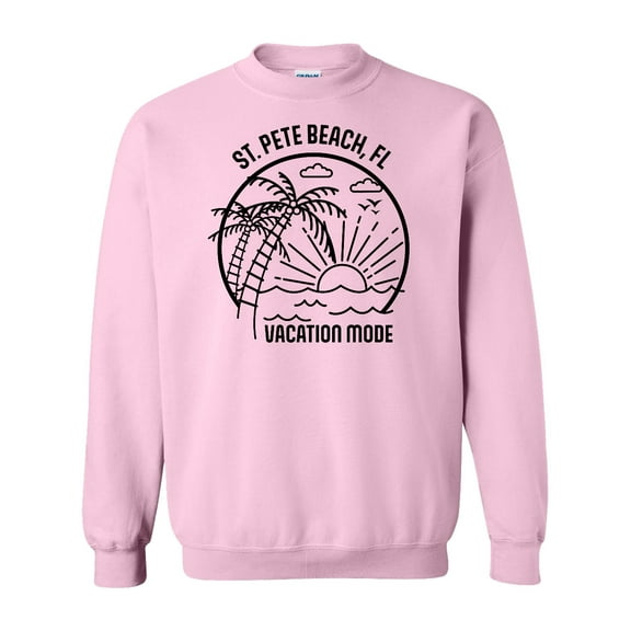 Inktastic Summer Vacation Mode St. Pete Beach Florida Adult Sweatshirt