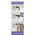 thumbnail image 4 of Better Homes & Gardens No Measuring Easy Install Traditional 8 in Black, 48 in - 120 in, 4 of 7