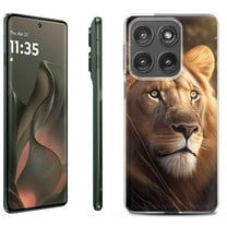 For Motorola Moto Edge 5G 2025 Protective Shockproof Phone Case, by OneToughShield - Lion