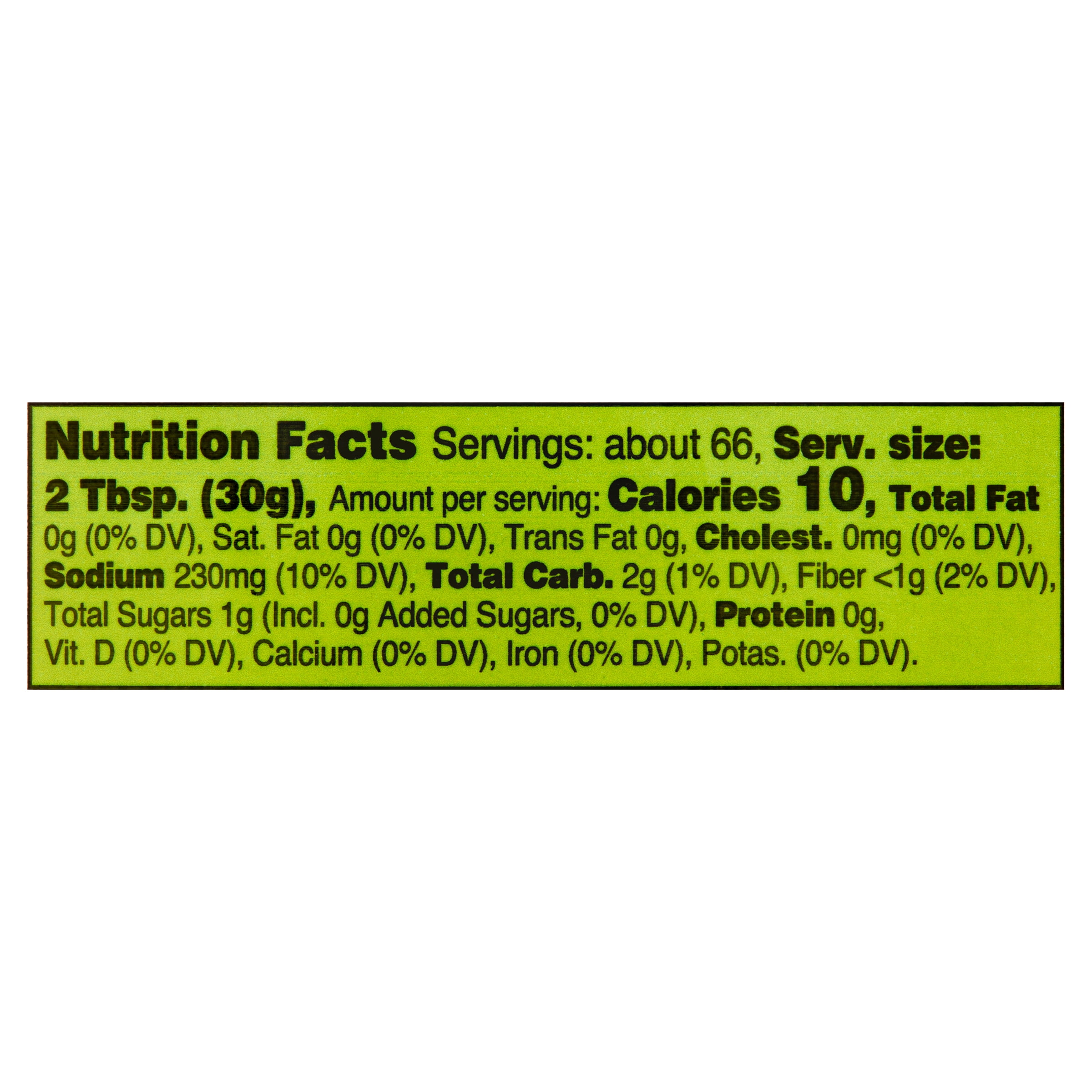 Great Value Mild Picante Sauce, 70 oz