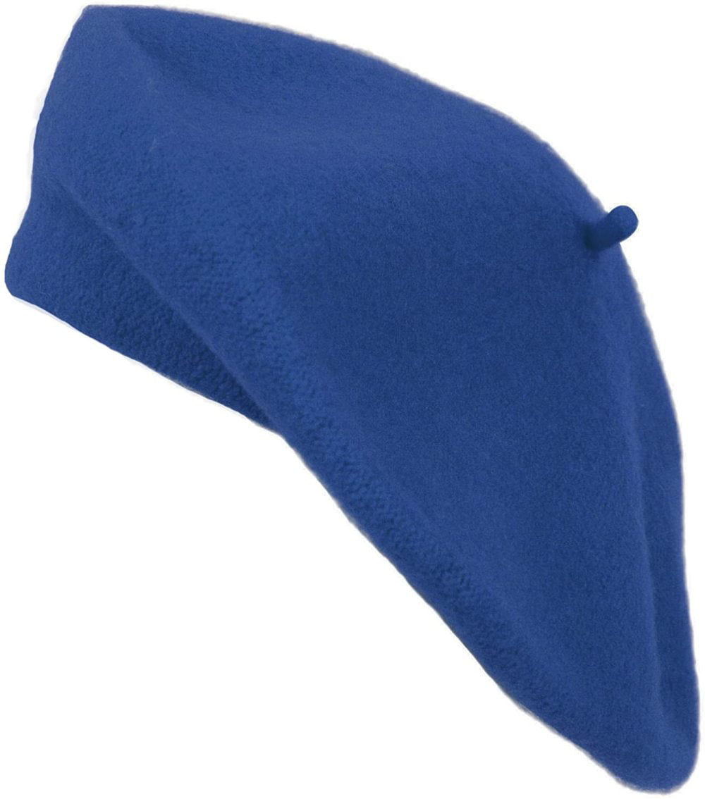 Nollia Solid Color French Wool Beret 