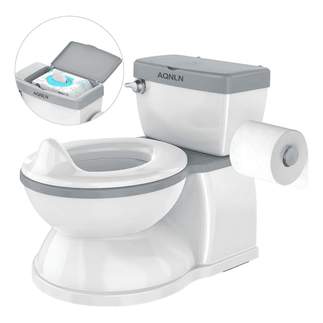 Entrenador Para Ir Al Baño Para Bebés Con Sonido De Descarga Xtellar Color Gris