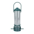 thumbnail image 2 of Bird Feeder, Finch Feeder Hook Handle Transparent With 2 Ports For Garden, 2 of 8